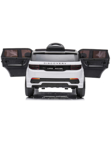 ELJLRD221WH,Masinuta electrica Chipolino SUV Land Rover Discovery cu scaun din piele si roti EVA white