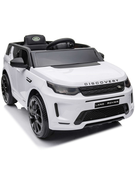 ELJLRD221WH,Masinuta electrica Chipolino SUV Land Rover Discovery cu scaun din piele si roti EVA white