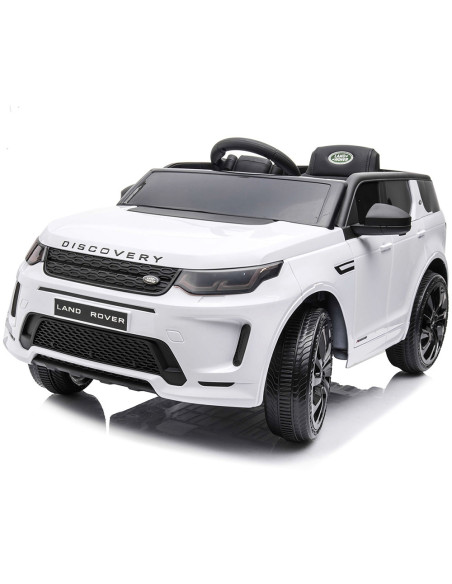ELJLRD221WH,Masinuta electrica Chipolino SUV Land Rover Discovery cu scaun din piele si roti EVA white