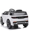ELJLRD221WH,Masinuta electrica Chipolino SUV Land Rover Discovery cu scaun din piele si roti EVA white