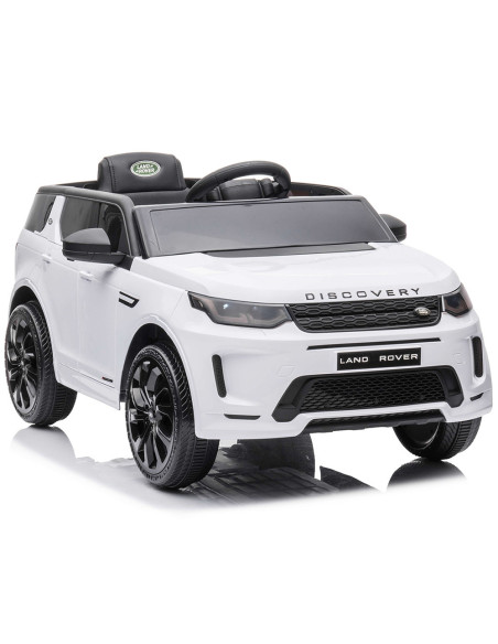 ELJLRD221WH,Masinuta electrica Chipolino SUV Land Rover Discovery cu scaun din piele si roti EVA white