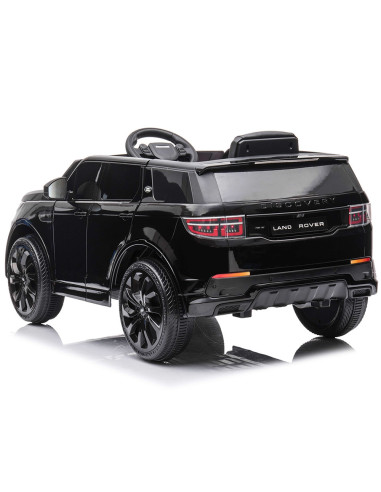 ELJLRD222BK,Masinuta electrica Chipolino SUV Land Rover Discovery cu scaun din piele si roti EVA black