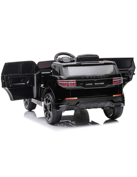 ELJLRD222BK,Masinuta electrica Chipolino SUV Land Rover Discovery cu scaun din piele si roti EVA black