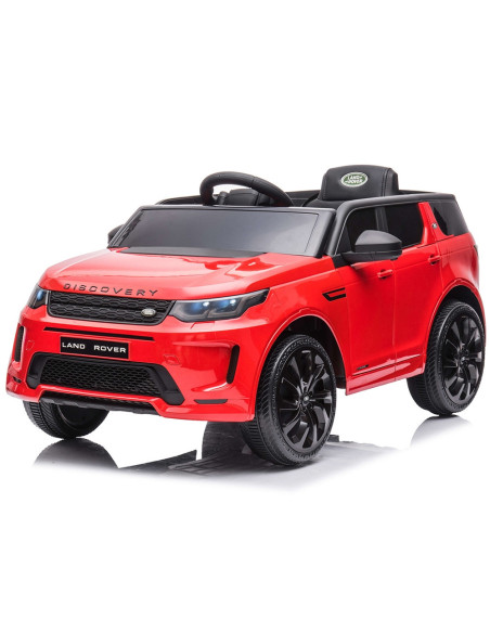 ELJLRD223RE,Masinuta electrica Chipolino SUV Land Rover Discovery cu scaun din piele si roti EVA red