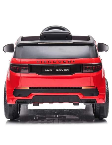 ELJLRD223RE,Masinuta electrica Chipolino SUV Land Rover Discovery cu scaun din piele si roti EVA red