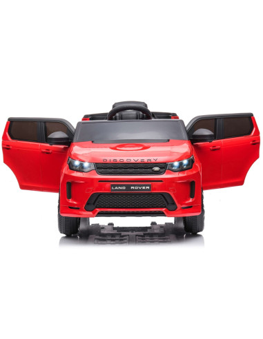 ELJLRD223RE,Masinuta electrica Chipolino SUV Land Rover Discovery cu scaun din piele si roti EVA red