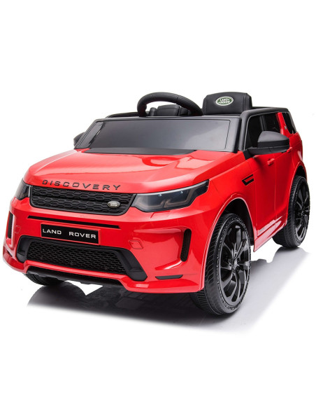ELJLRD223RE,Masinuta electrica Chipolino SUV Land Rover Discovery cu scaun din piele si roti EVA red