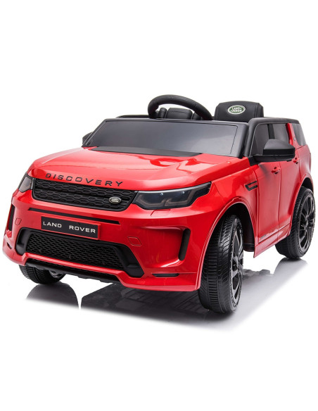 ELJLRD223RE,Masinuta electrica Chipolino SUV Land Rover Discovery cu scaun din piele si roti EVA red