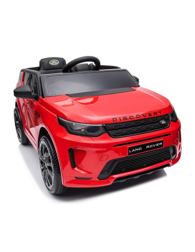 ELJLRD223RE,Masinuta electrica Chipolino SUV Land Rover Discovery cu scaun din piele si roti EVA red