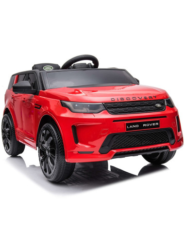 ELJLRD223RE,Masinuta electrica Chipolino SUV Land Rover Discovery cu scaun din piele si roti EVA red