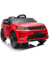 ELJLRD223RE,Masinuta electrica Chipolino SUV Land Rover Discovery cu scaun din piele si roti EVA red