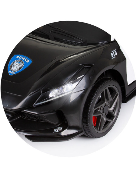 ELKPL02401BL,Masinuta electrica Chipolino Police black ELKPL02401BL,Masinuta electrica Chipolino Police black