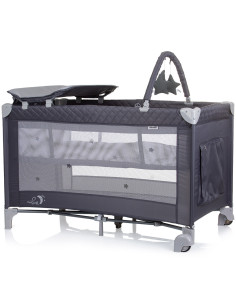 KOSILU241GN,Patut pliabil cu saltea de infasat Chipolino Luna granite 2