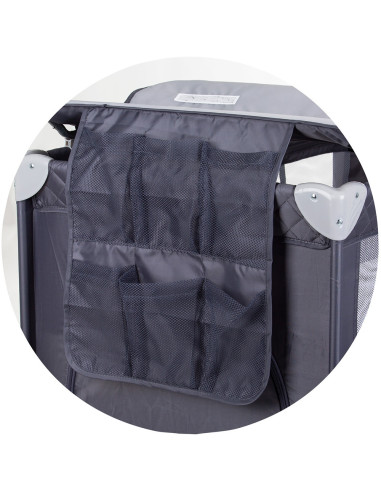 KOSILU241GN,Patut pliabil cu saltea de infasat Chipolino Luna granite