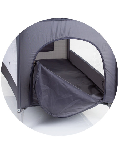 KOSILU241GN,Patut pliabil cu saltea de infasat Chipolino Luna granite