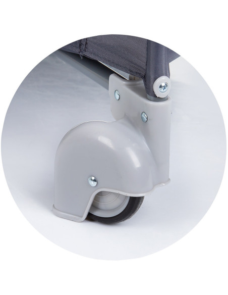 KOSILU241GN,Patut pliabil cu saltea de infasat Chipolino Luna granite