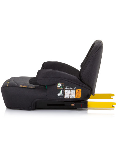 SDKSF0241OB,Inaltator auto Chipolino Safy I-Size 125-150 cm obsidian cu sistem Isofix