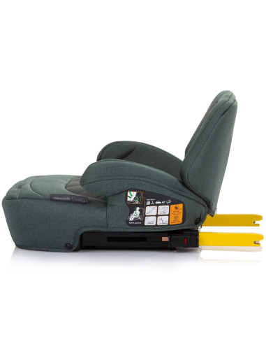 SDKSF0244PG,Inaltator auto Chipolino Safy I-Size 125-150 cm pastel green cu sistem Isofix