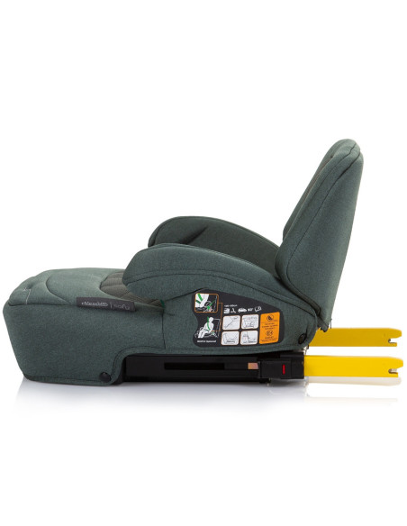 SDKSF0244PG,Inaltator auto Chipolino Safy I-Size 125-150 cm pastel green cu sistem Isofix