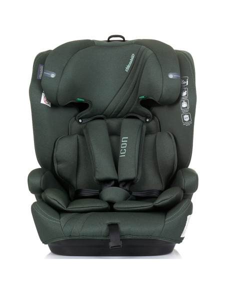 STKIC02404PG,Scaun auto Chipolino Icon I-Size 76-150 cm pastel green