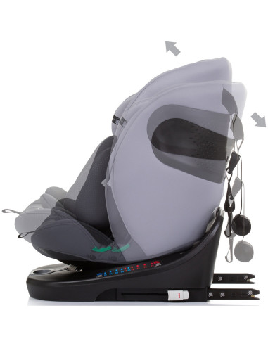 STKMOT02402GN,Scaun auto Chipolino Motion I-Size 40-150 cm granite cu sistem Isofix