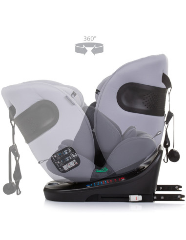 STKMOT02402GN,Scaun auto Chipolino Motion I-Size 40-150 cm granite cu sistem Isofix