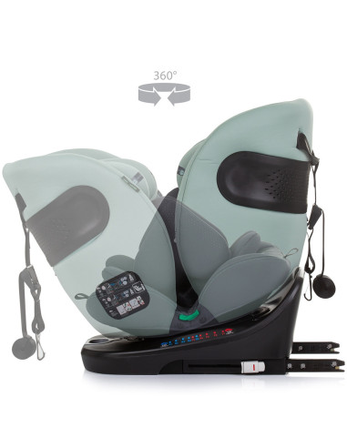 STKMOT02404PG,Scaun auto Chipolino Motion I-Size 40-150 cm pastel green cu sistem Isofix
