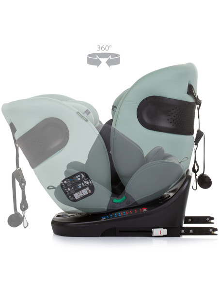 STKMOT02404PG,Scaun auto Chipolino Motion I-Size 40-150 cm pastel green cu sistem Isofix