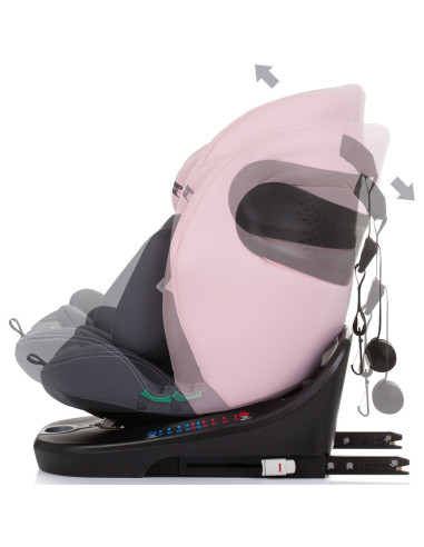STKMOT02405FL,Scaun auto Chipolino Motion I-Size 40-150 cm flamingo cu sistem Isofix