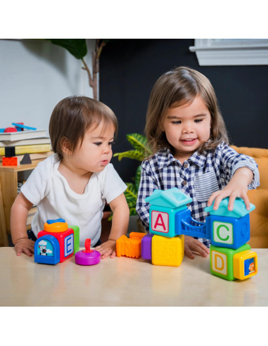 BB-12818,Baby Einstein - Blocuri magnetice de activitati, "Bridge & Learn" din 15 piese BB-12818,Baby Einstein - Blocuri magnetice de activitati, "Bridge & Learn" din 15 piese