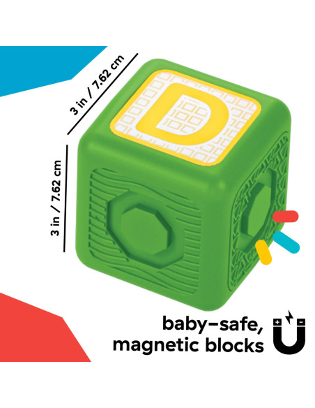 BB-12818,Baby Einstein - Blocuri magnetice de activitati, "Bridge & Learn" din 15 piese BB-12818,Baby Einstein - Blocuri magnetice de activitati, "Bridge & Learn" din 15 piese