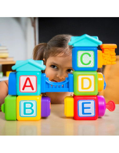 BB-12818,Baby Einstein - Blocuri magnetice de activitati, "Bridge & Learn" din 15 piese BB-12818,Baby Einstein - Blocuri magnetice de activitati, "Bridge & Learn" din 15 piese