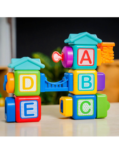 BB-12818,Baby Einstein - Blocuri magnetice de activitati, "Bridge & Learn" din 15 piese BB-12818,Baby Einstein - Blocuri magnetice de activitati, "Bridge & Learn" din 15 piese