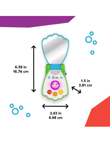 BB-13146,Baby Einstein - Jucarie muzicala telefon, "Ocean Explorers Shell"