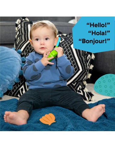 BB-13146,Baby Einstein - Jucarie muzicala telefon, "Ocean Explorers Shell"