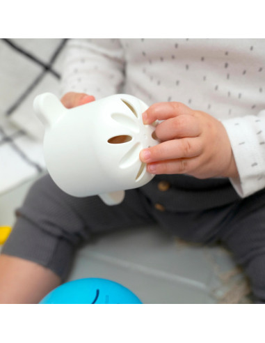 BB-13145,Baby Einstein - Set de pahare senzoriale pentru stivuire si scurgere, "Ocean Explorers Opuss"