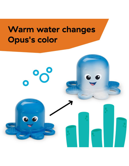 BB-13145,Baby Einstein - Set de pahare senzoriale pentru stivuire si scurgere, "Ocean Explorers Opuss"