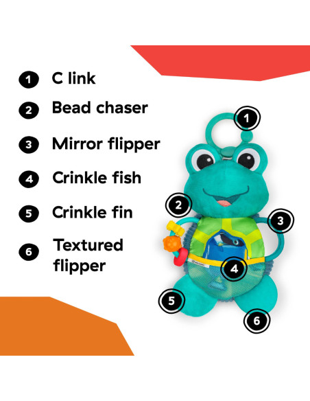 BB-13156,Baby Einstein - Jucarie interactiva de plus, "Ocean Explorers Neptune"