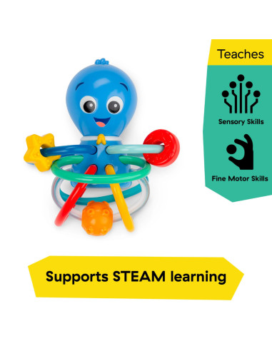 BB-13157,Baby Einstein - Jucarie de dentitie si alinare, "Ocean Explorers Opus"