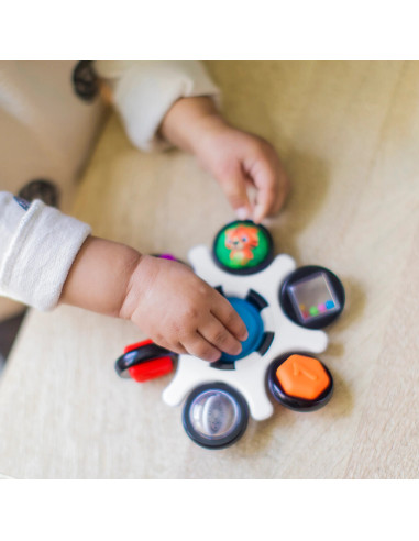 BB-12491,Baby Einstein - Jucarie senzoriala Curiosity Clutch Twist & Pop Rattle Teether