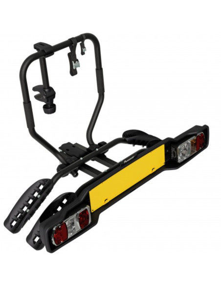P669N,Suport 2 biciclete Peruzzo Siena 669N cu prindere pe carligul de remorcare, Negru