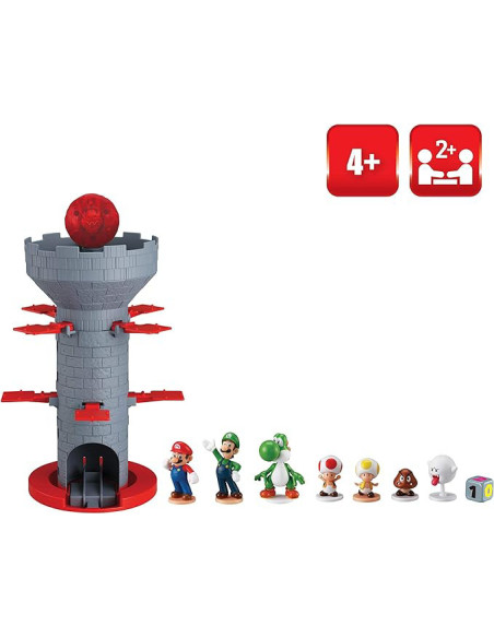 SM7356,Joc de indemanare Super Mario - Shaky Tower