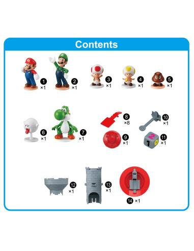 SM7356,Joc de indemanare Super Mario - Shaky Tower