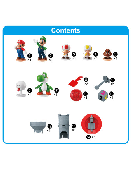 SM7356,Joc de indemanare Super Mario - Shaky Tower