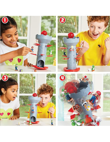 SM7356,Joc de indemanare Super Mario - Shaky Tower