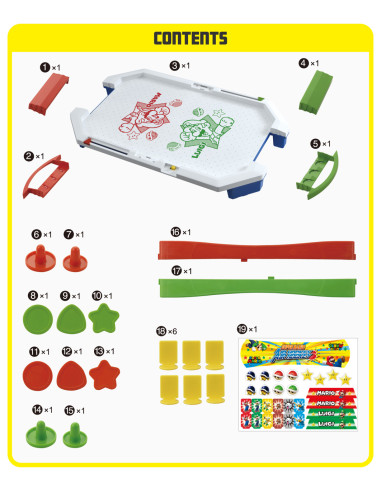 SM7361,Joc Super Mario - Air Hockey