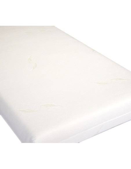 NAT-D/VPK-VK60,Saltea cocos-spuma-spuma cu memorie 120x60x10 cm Nativo Dreams Aloe Vera