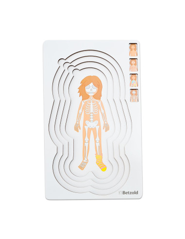 Vin761583,Puzzle multistrat anatomie fata, 28 de piese