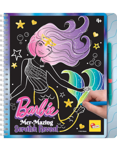 L12327,Caietul meu de razuit - Barbie Mer-Maizing