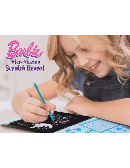 L12327,Caietul meu de razuit - Barbie Mer-Maizing